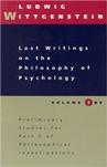 心理学书籍在线阅读: Last Writings on the Philosophy of Psychology, Volume 1